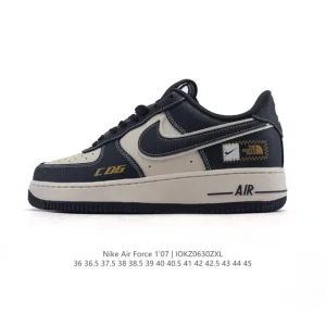 Nike Air Force 1 '07 Low White Leather Sneakers