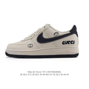 Nike Air Force 1 Low White Leather Sneakers for Men and Women