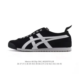 ASICS Onitsuka Tiger Mexico 66 Classic Canvas Sneakers for Men and Women