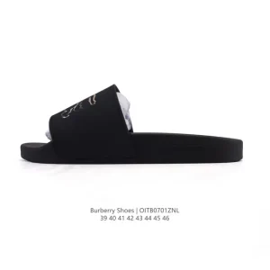 Burberry Classic Checkered Slippers for Men Summer Comfort