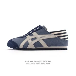 ASICS Onitsuka Tiger Mexico 66 Classic Vintage Canvas Sneakers