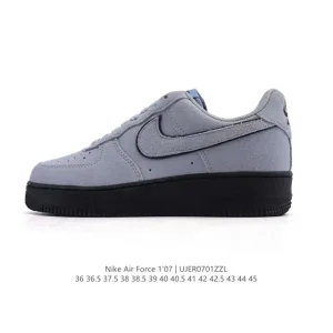 Nike Air Force 1 '07 Low White Leather Sneakers for Men and Women