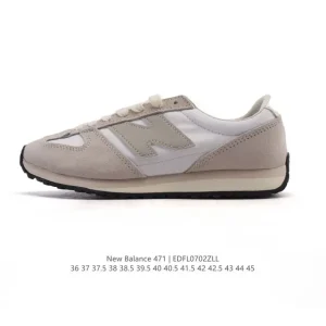 New Balance 471 Vintage Retro Leather Sneakers for Men and Women