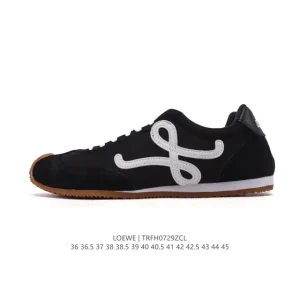 Loewe Ballet Runner 2.0 Leather Fabric Low-Top Sneakers