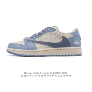 Jordan Military Blue Low OG SP Snake Year Edition Retro Basketball Shoes