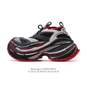 Balenciaga Men's Women's Thick Sole Platform Sneakers