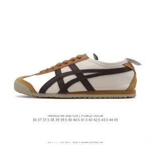 ASICS Onitsuka Tiger Mexico 66 Classic Retro Leather Sneakers