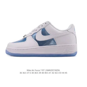 Nike Air Force 1 '07 Low White Leather Sneakers for Men and Women