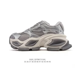 Ogr Future Tech Sneakers with Reflective Strips and Mesh Upper