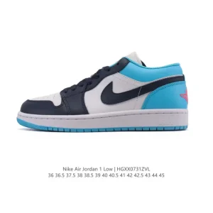 Air Jordan 1 Low Retro Classic Leather Basketball Shoes
