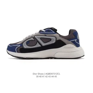 Dior D-Connect Chloroprene Rubber Sneakers with Star Sole