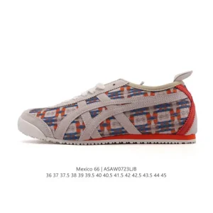 ASICS Onitsuka Tiger Mexico 66 Slip On Vintage Comfort Running Shoes