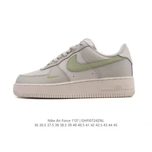 Nike Air Force 1 Low White Leather Sneakers for Men and Women