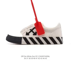 Off-White Out Of Office Low Top Lace Up Fashion Sneaker Thick Sole White Streetwear
