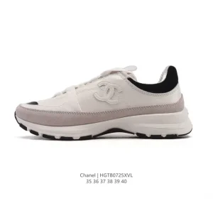 Chanel Women's Designer Luxury Sneakers with Hidden Heel