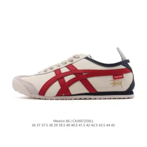 ASICS Onitsuka Tiger Mexico 66 Classic Retro Leather Sneakers