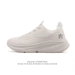 Descente Chron Retro Fabric Unisex Casual Sneakers for Men and Women