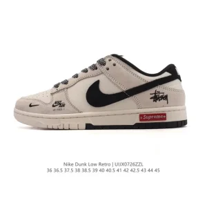 Nike Dunk Low Retro Vintage Basketball Skateboarding Shoes 2025 New Release