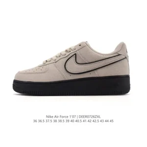 Nike Air Force 1 Low White Leather Sneakers for Men and Women