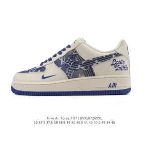 Nike Air Force 1 07 Low White Leather Sneakers for Men and Women