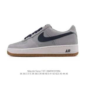 Nike Air Force 1 Low White Leather Classic Sneakers for Men and Women