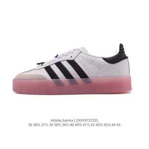 Adidas Samba Hello Kitty Unisex Retro Leather Sneakers for Men and Women