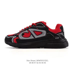 Dior D-Connect Chloroprene Rubber Sneakers with Transparent Rubber Inserts