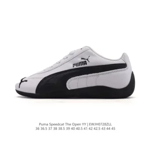 PUMA Speedcat Open Yy X Collaboration Sneaker Pink Brown Suede Mesh