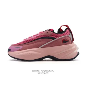 Lacoste Women's Chunky Platform Sneakers with Breathable Mesh Upper
