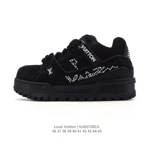 Louis Vuitton Trainer Diamond 2025 Fashion Sneaker