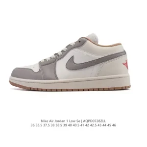 Jordan Air 1 Low Retro Basketball Shoes with Air Cushion