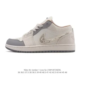 Jordan AJ1 Low Retro Classic Basketball Shoes with Air Cushion