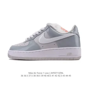 Nike Air Force 1 Low White Leather Sneakers for Men and Women