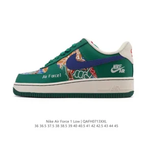 Nike Air Force 1 Low White Leather Sneakers for Men and Women