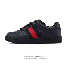 Gucci Ace 25 White Leather Low Top Sneakers for Men and Women