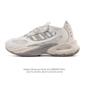 Adidas Climacool Vento 4.0 White Grey Low-Top Running Shoes for Men and Women