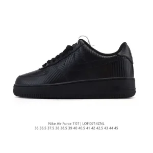Nike Air Force 1 Low 07 White Leather Sneakers for Men and Women
