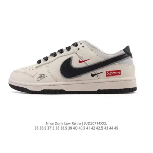 Nike SB Dunk Low Pro Men's Women's Skateboarding Shoes Vintage Leather
