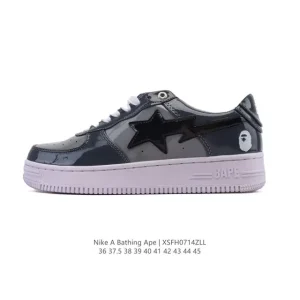 Bape x Nike Air Force 1 Low Camo Sneakers for Men and Women