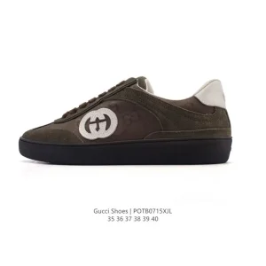 Gucci Ace 2025 Leather Low Top Sneakers for Men and Women
