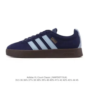 Adidas VL Court Classic Shoes - Vintage Inspired Court Style Sneakers