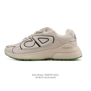 Dior D-Connect Chloroprene Rubber Sneakers Thick Sole Dad Shoes