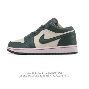Air Jordan 1 Low Retro Classic Leather Basketball Shoes
