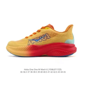 Hoka Mach 6 Lightweight Cushioned Running Shoe for Daily Training