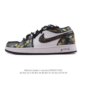 Jordan AJ1 Low Deconstruction Dual Lace Low Top Sneaker