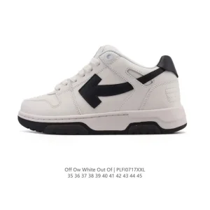 Off-White Out Of Office Low Top Lace Up Fashion Sneakers