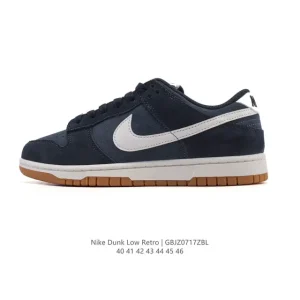 Nike SB Dunk Low Pro Vintage Leather Skate Shoes for Men and Women