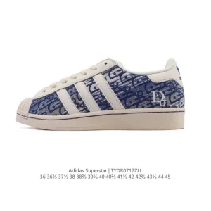 Adidas Superstar 2025 Snake Year Dior Collab Shell Toe Shoes