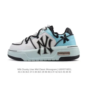 MLB Chunky Liner Basic Unisex Streetwear Sneakers with Chunky Sole