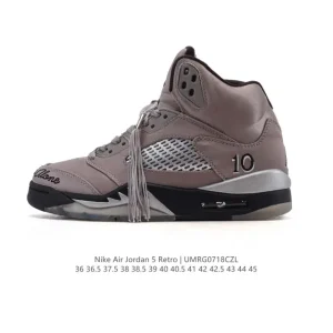 Jordan Air 5 Retro High Top Unisex Basketball Shoes Vintage Style